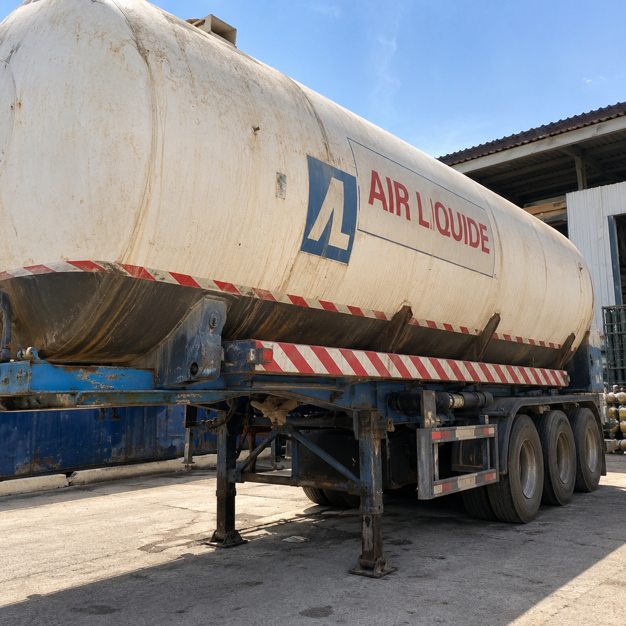تانك Air Liquide قبل التجديد