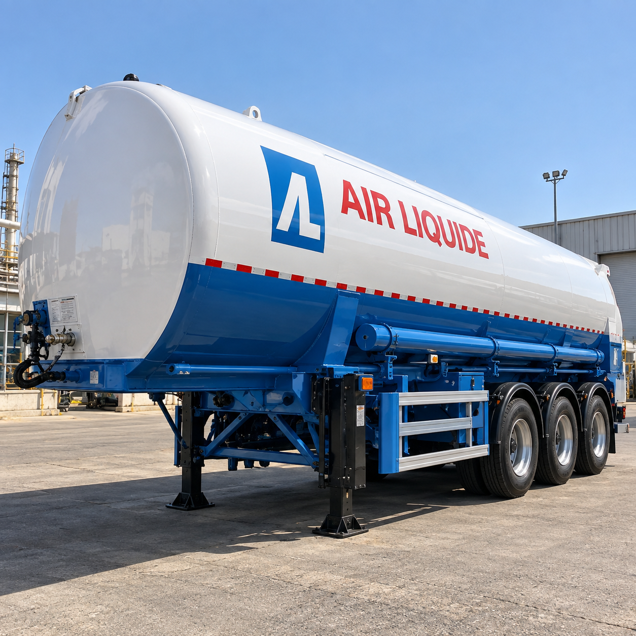 تانك Air Liquide بعد التجديد